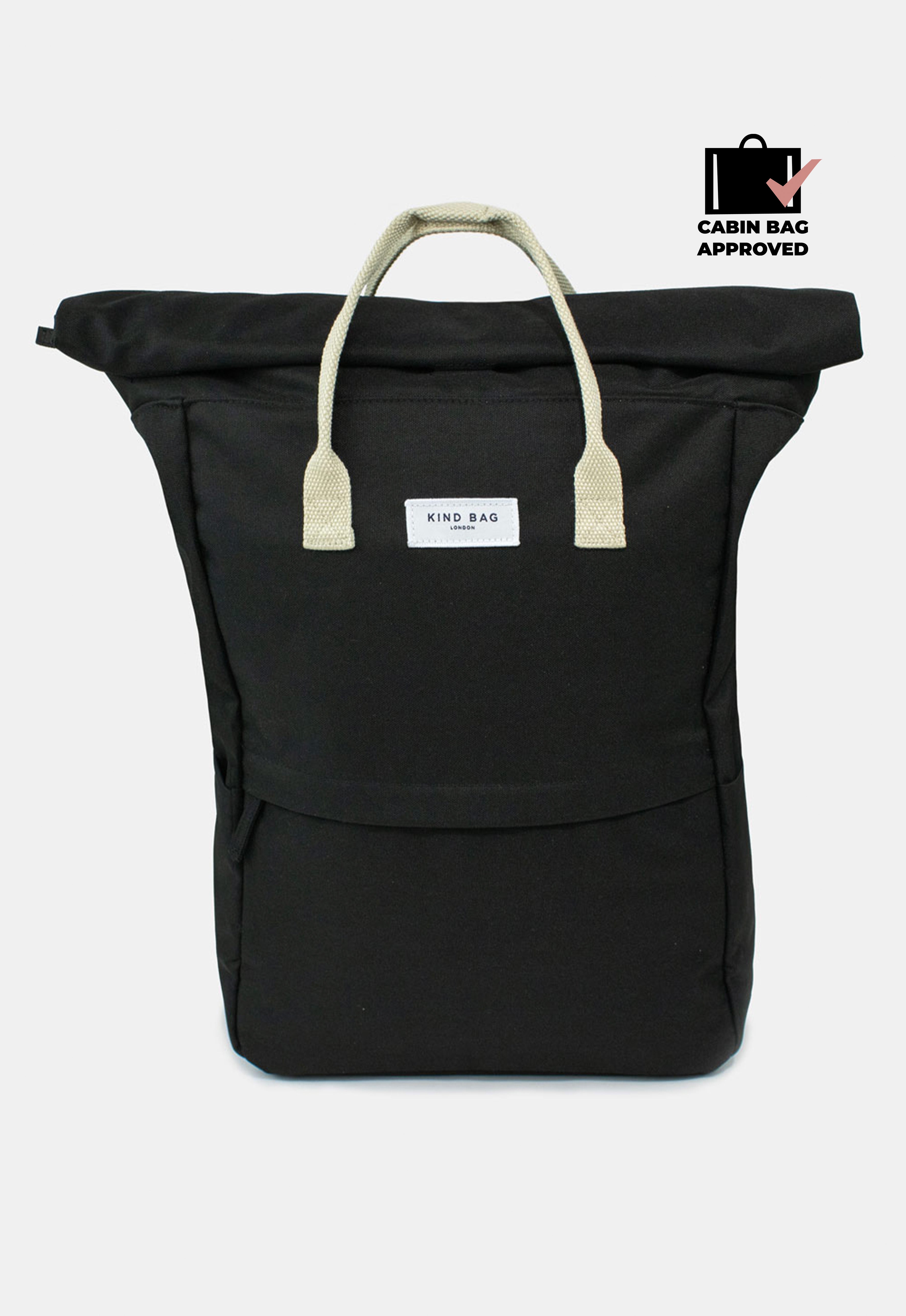backpack travel bag online Kind Bag London Black Hackney Large Backpack