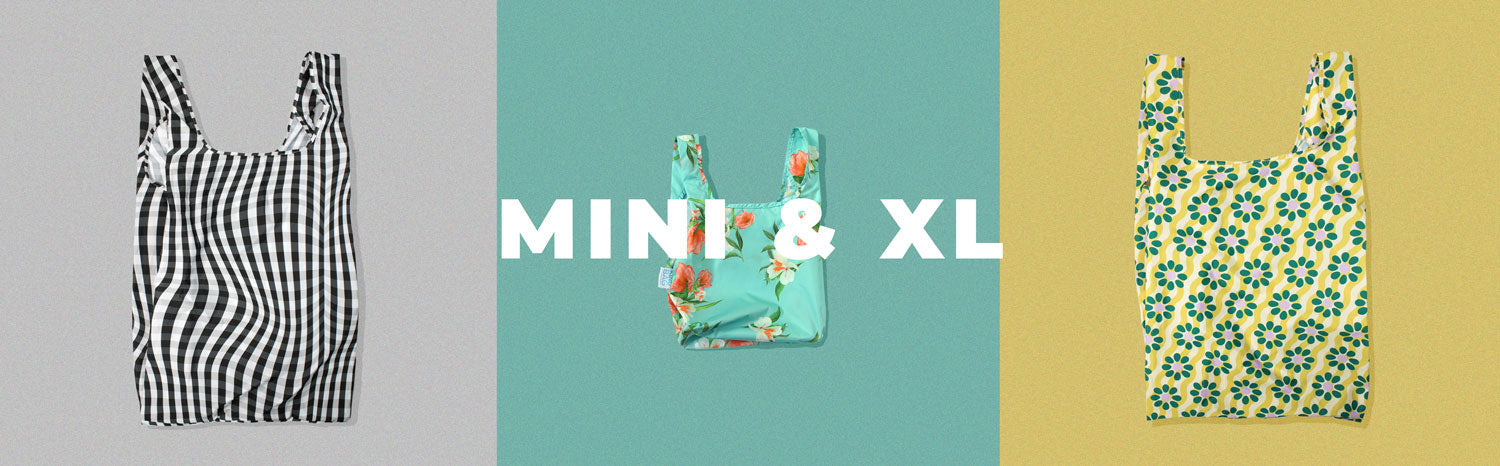Extra Large and Mini Reusable Bags