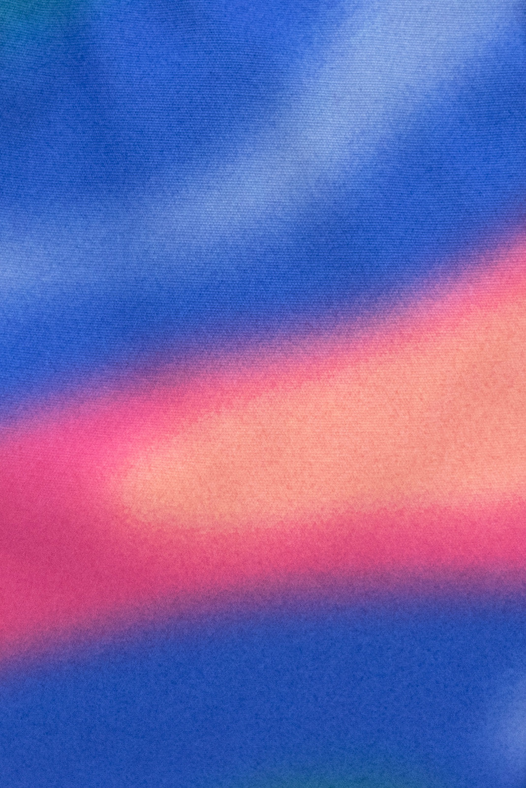 Aurora Blue and Pink | Printed Carryall Tote Bag