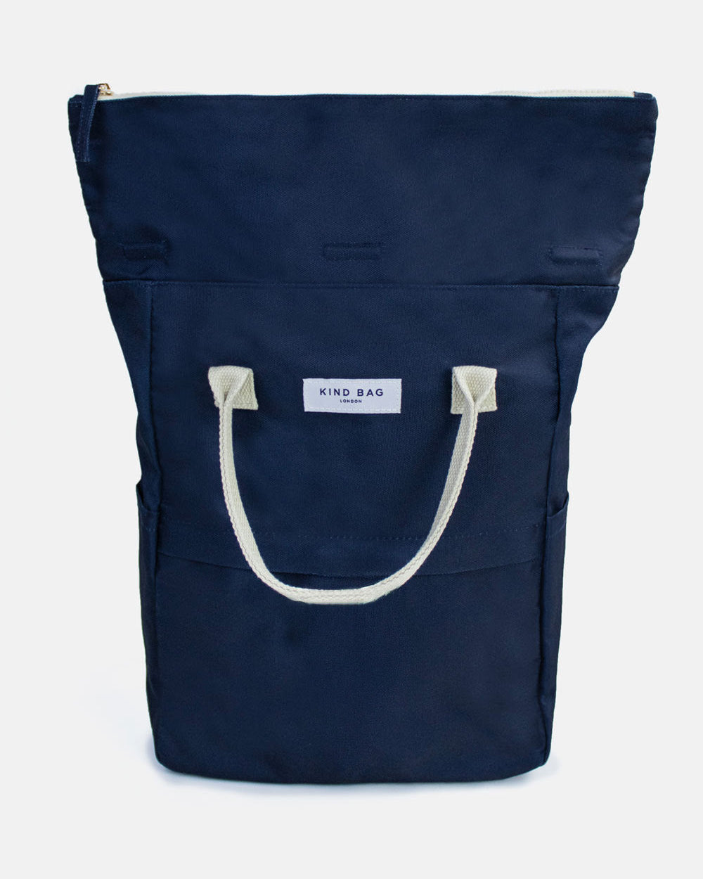Hackney Backpack in Navy by Kind Bag - view 3