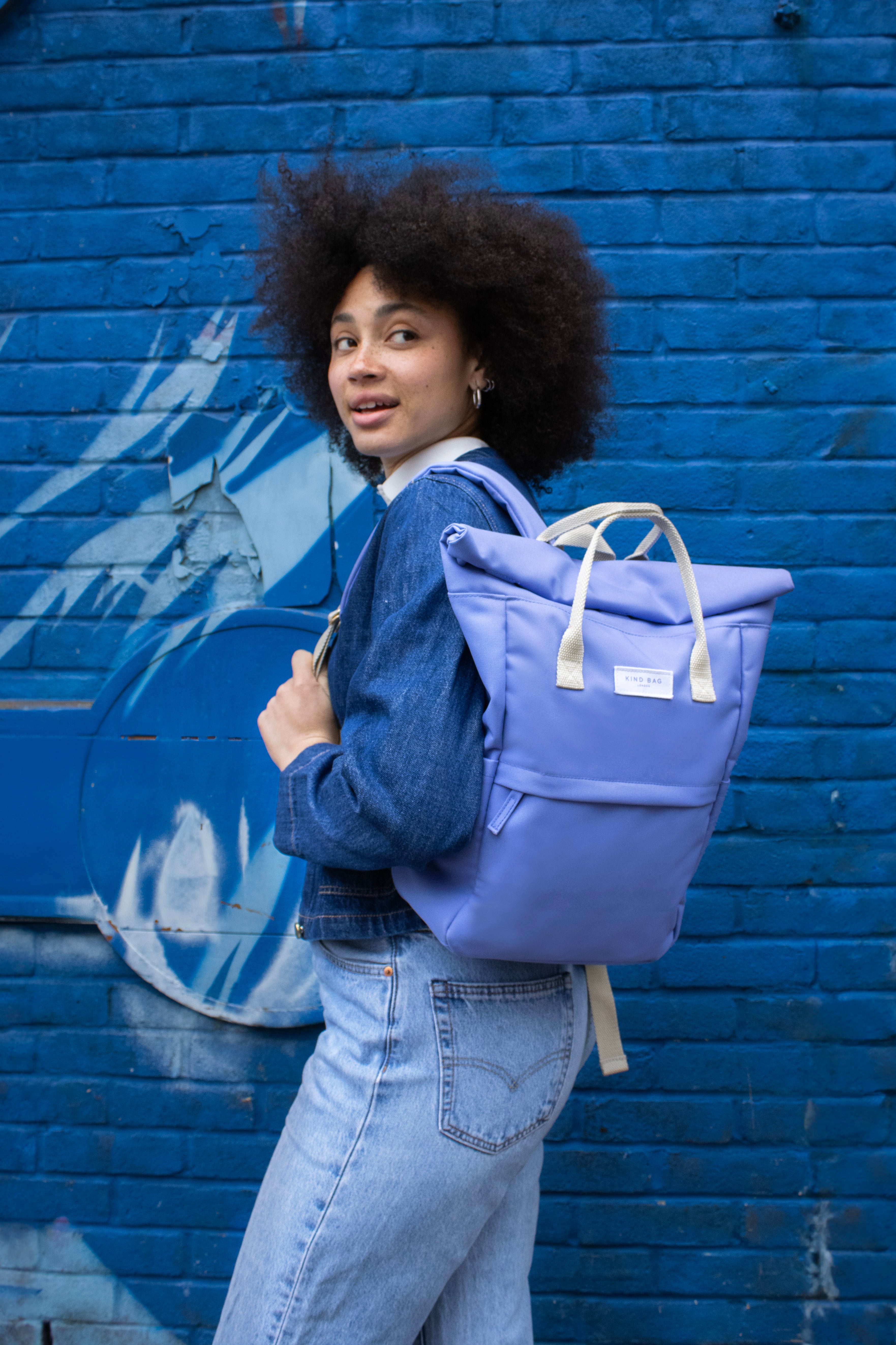 Dusty Blue | Hackney Backpack | Medium