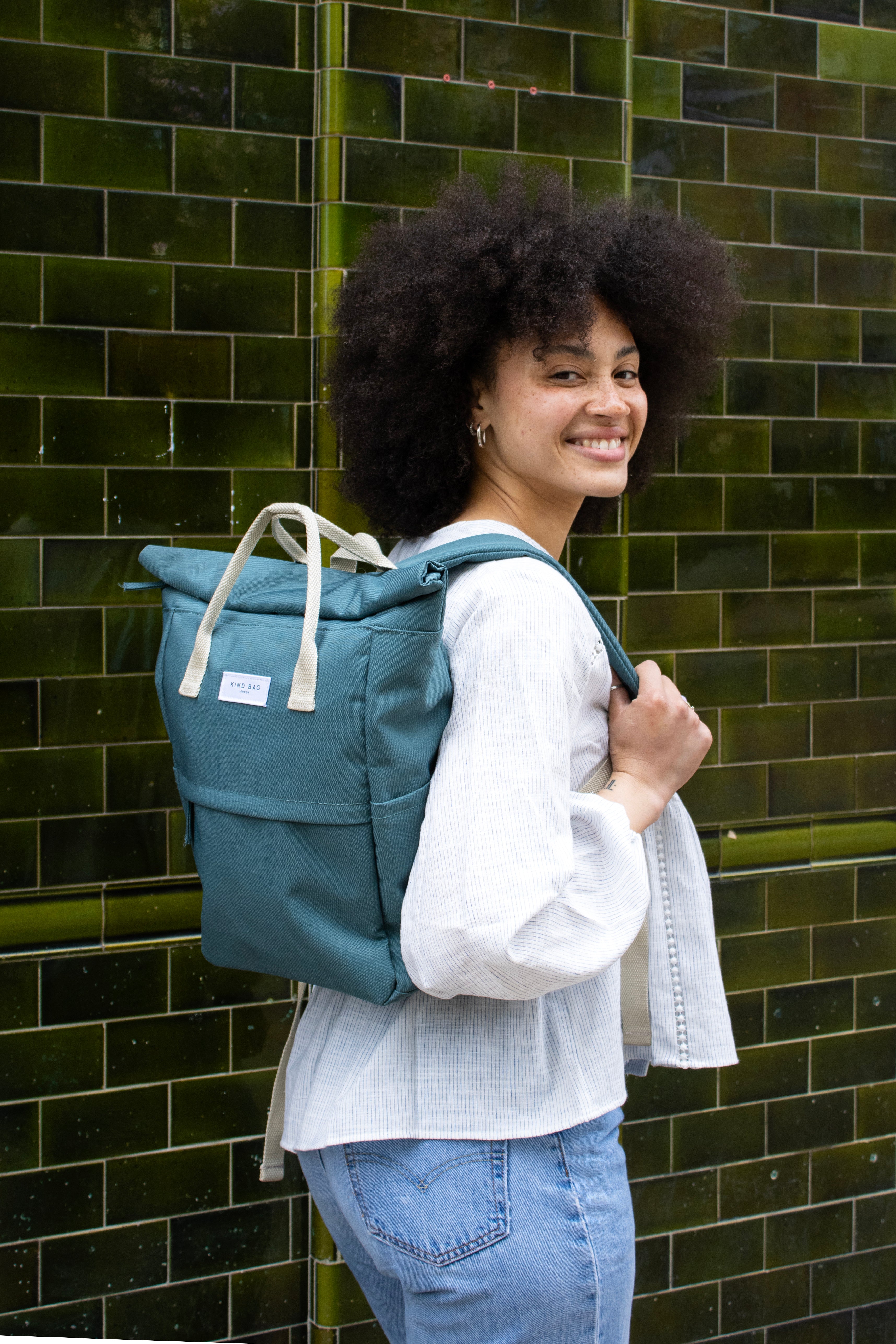 Moss Green | Hackney Backpack | Medium