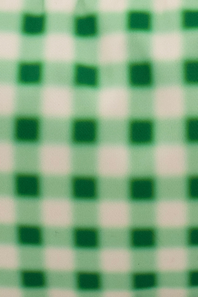 Blurred Plaid Green | Printed Crossbody Bag