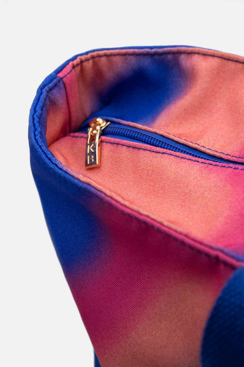 Aurora Blue and Pink | Printed Carryall Tote Bag