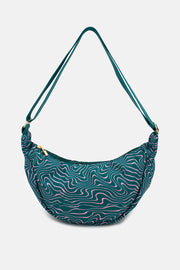 Contours Green | Printed Crossbody Bag