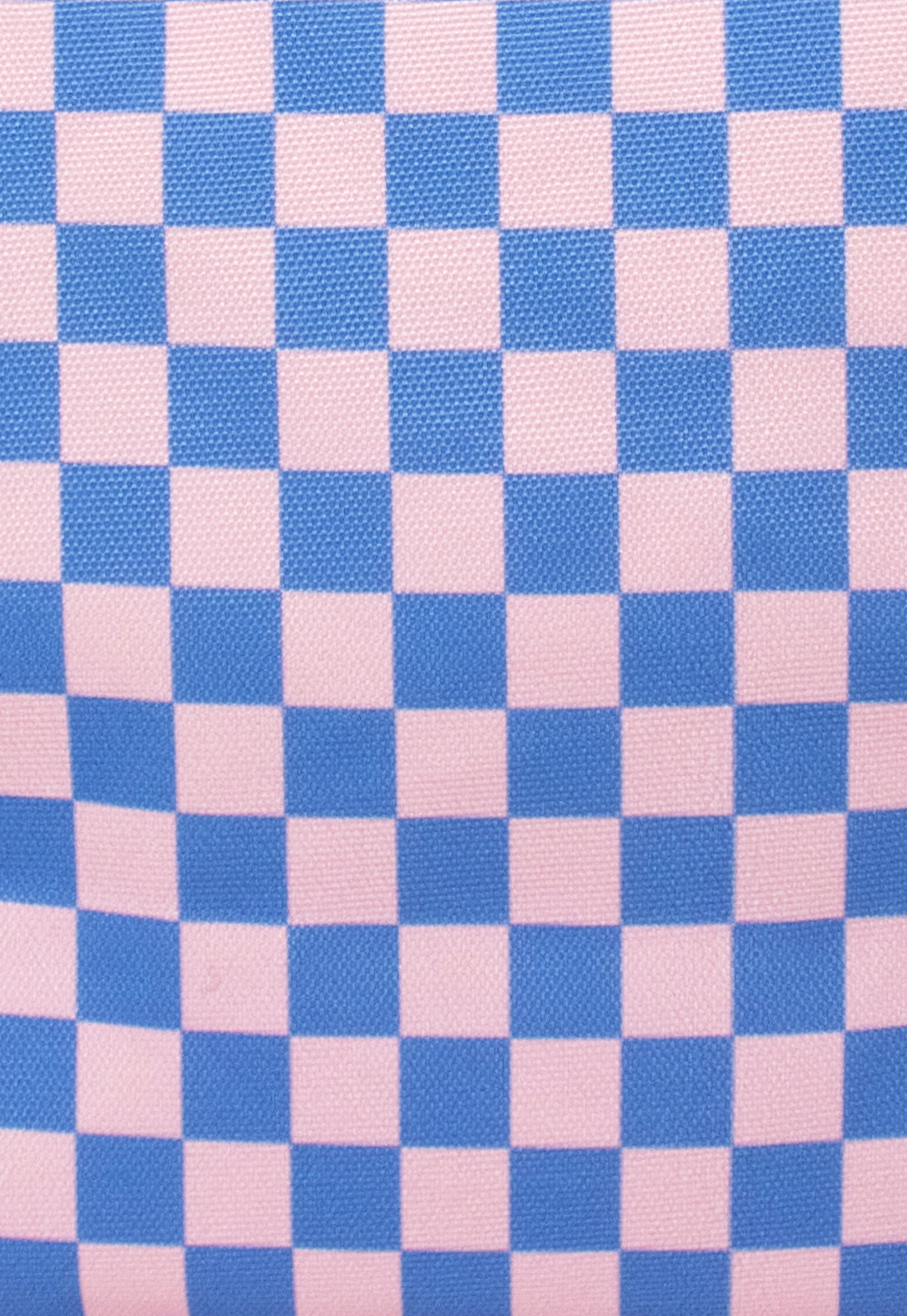 Lunch Bag | Checkerboard Blue and Pink