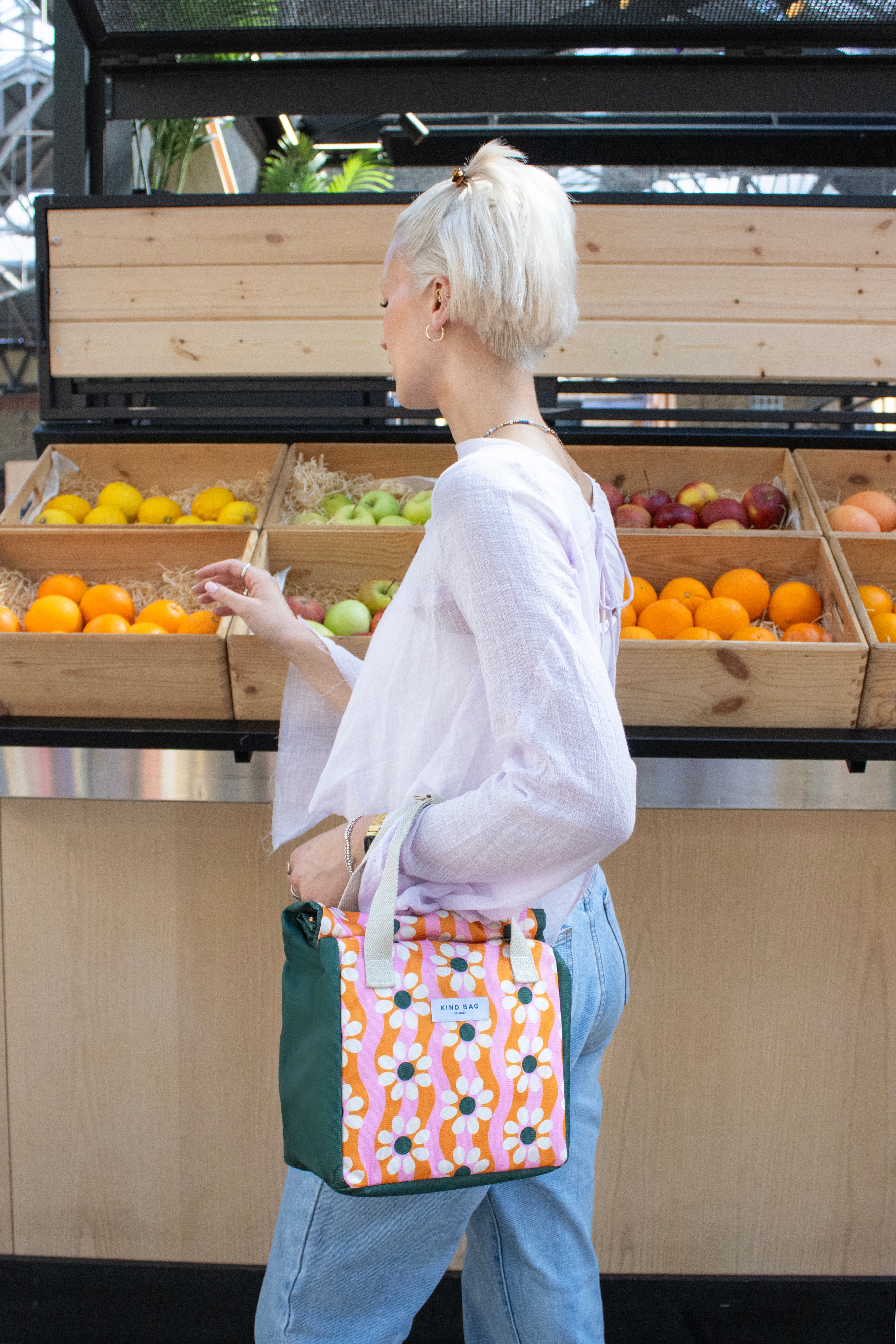 Lunch Bag | Wavy Daisy