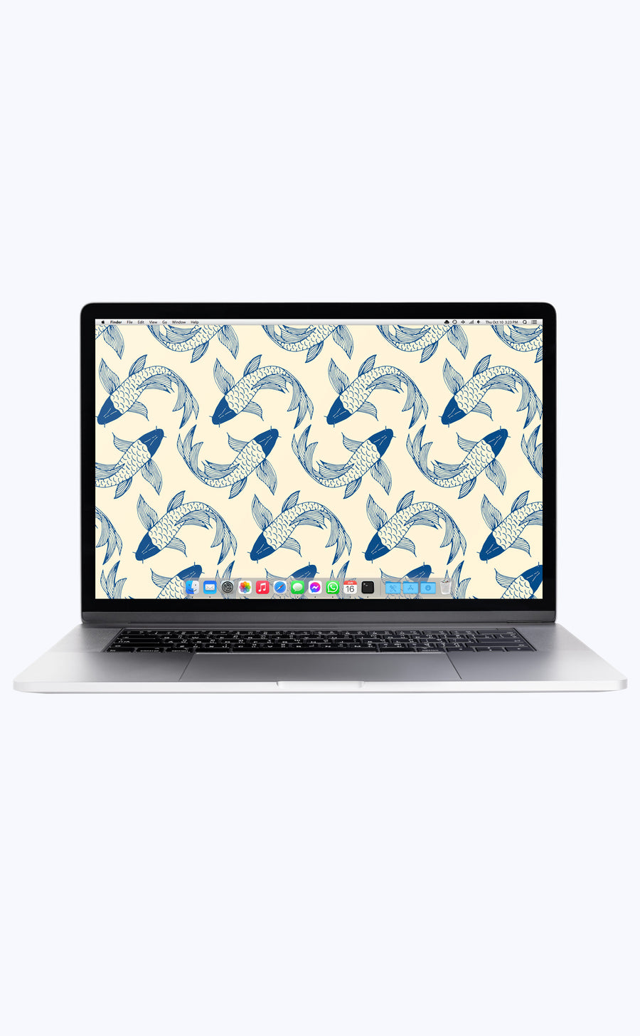 Koi Fish | Digital Laptop Wallpaper