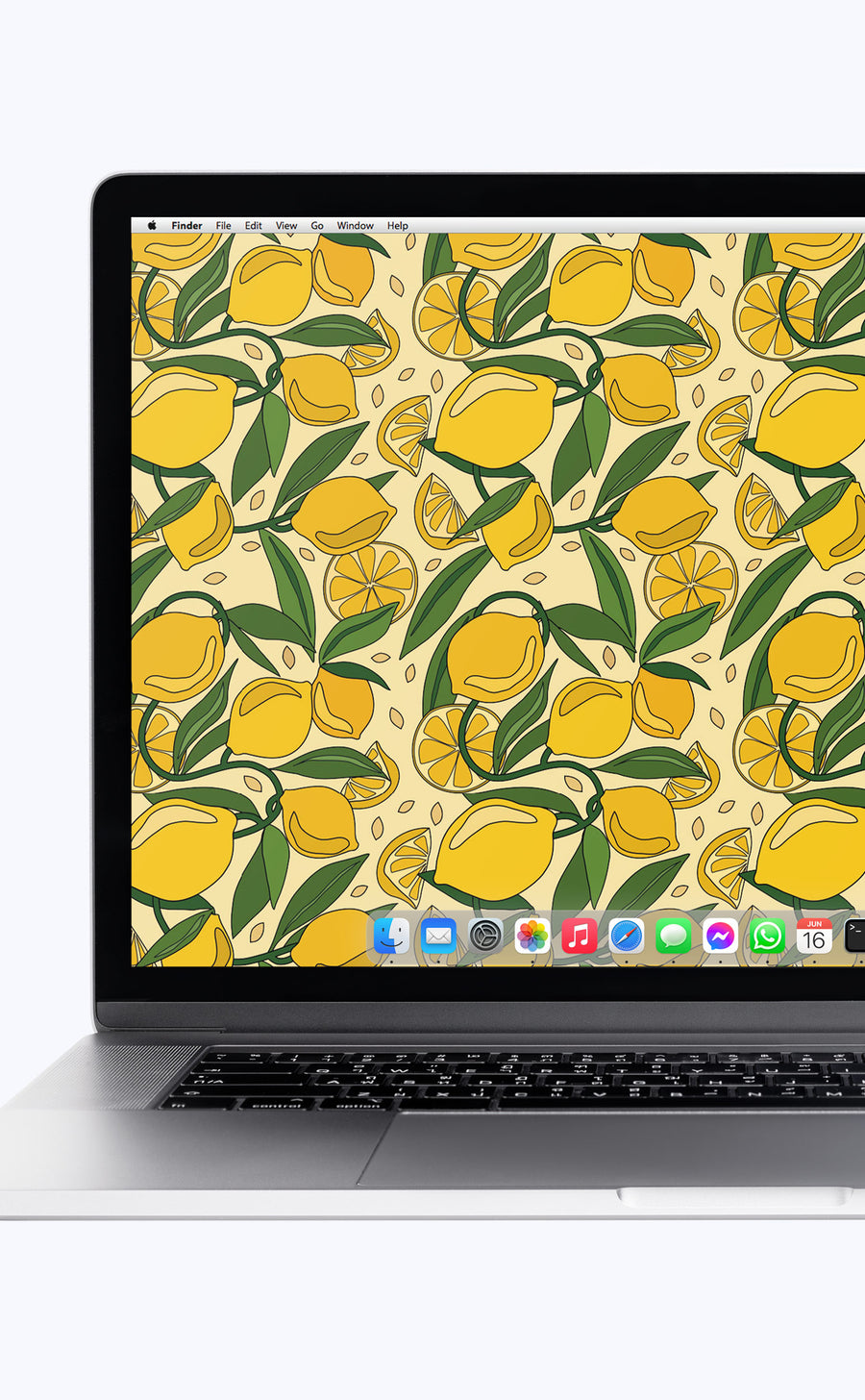 Lemons | Digital Laptop Wallpaper
