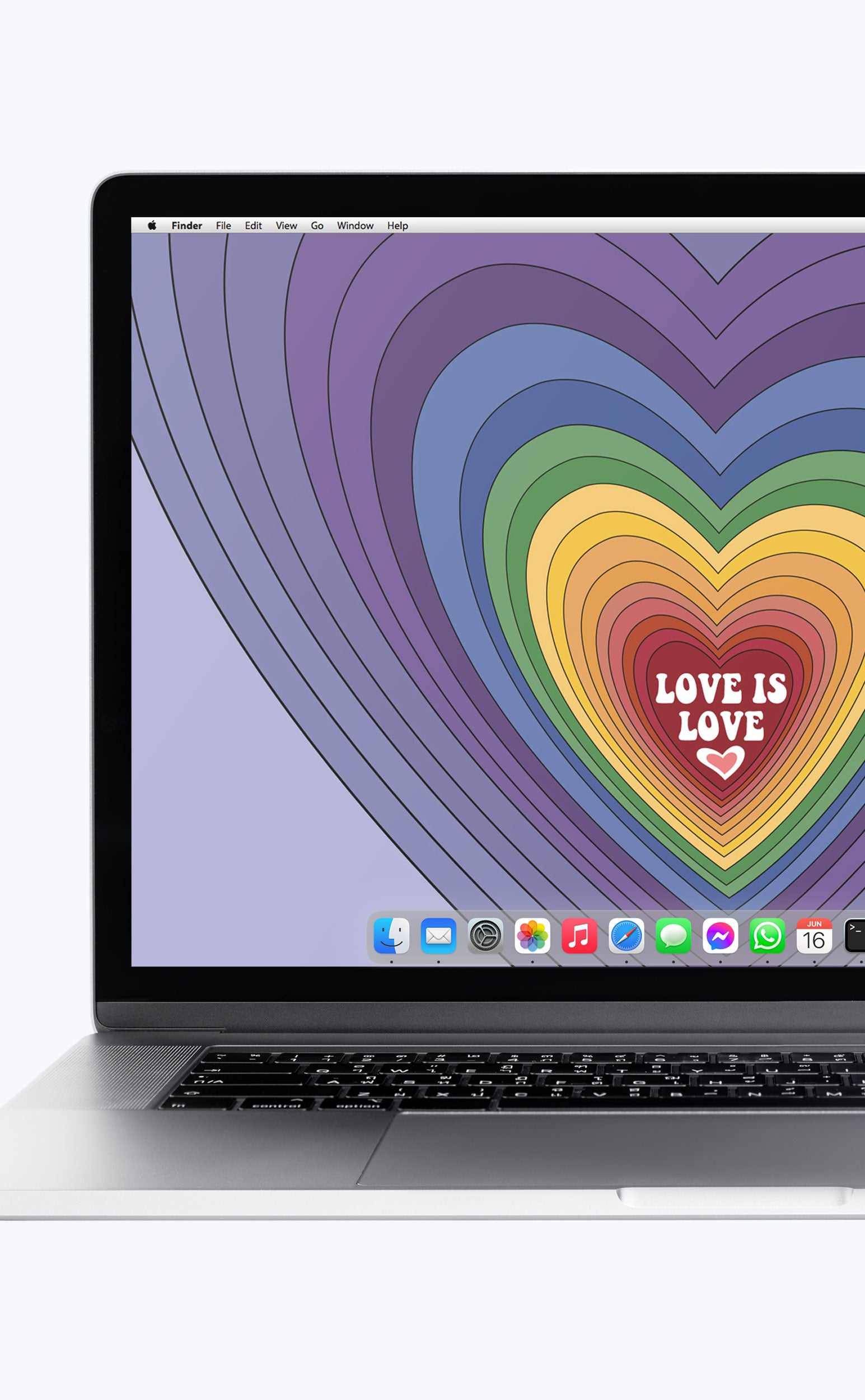 Love is Love | Digital Laptop Wallpaper