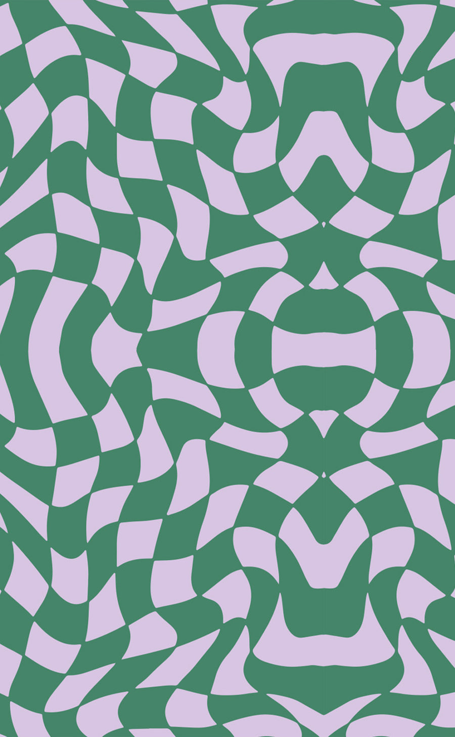 Green Wavy Check | Digital Laptop Wallpaper