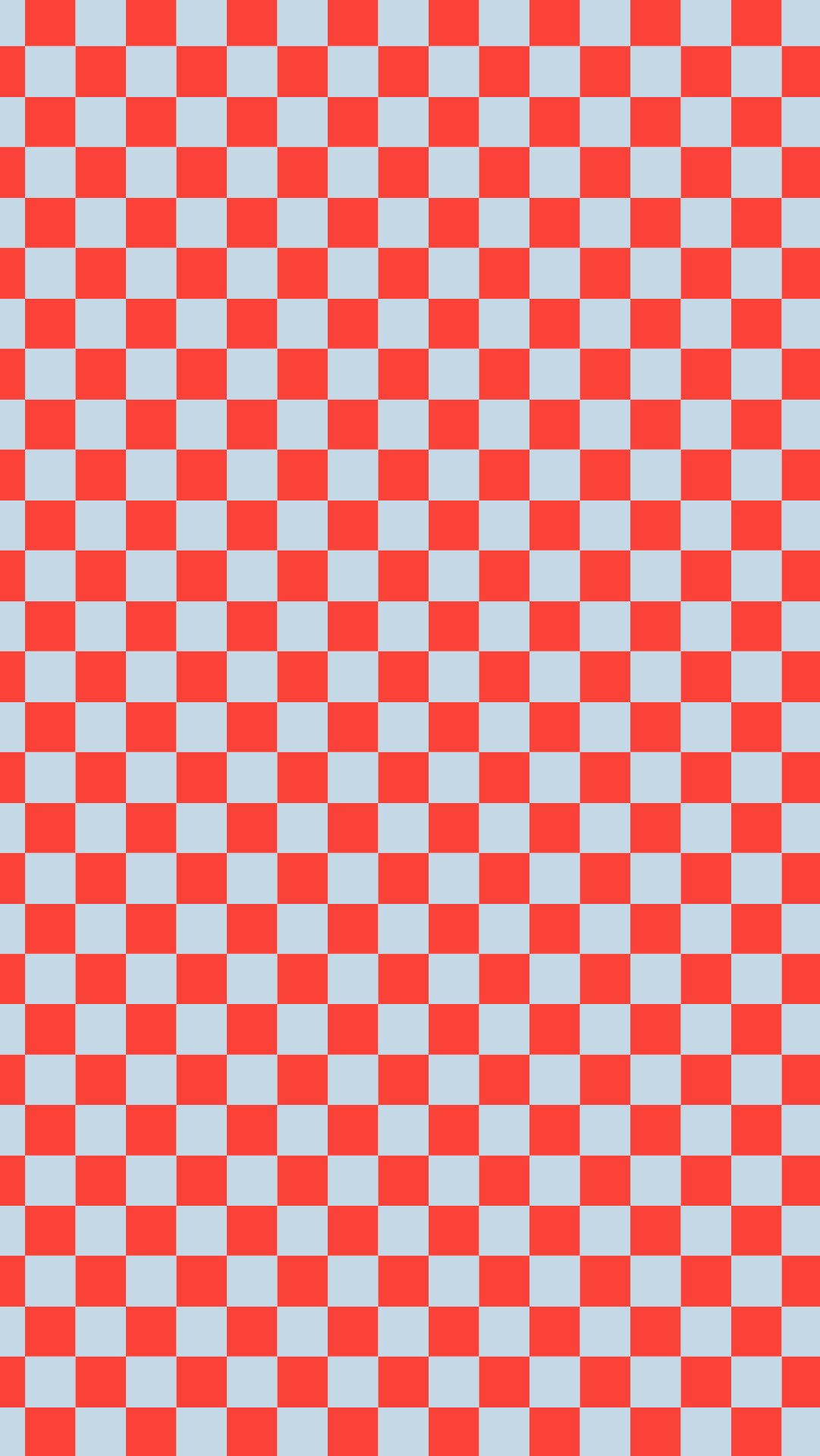 Red and Blue Checkerboard | Digital Phone Wallpaper