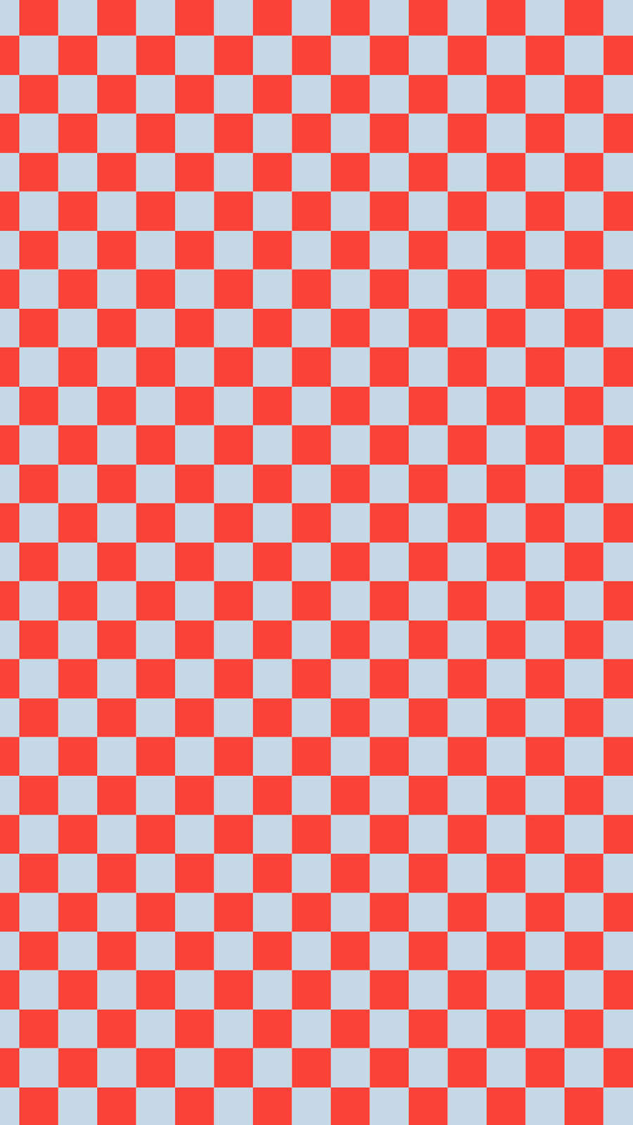 Red and Blue Checkerboard | Digital Phone Wallpaper