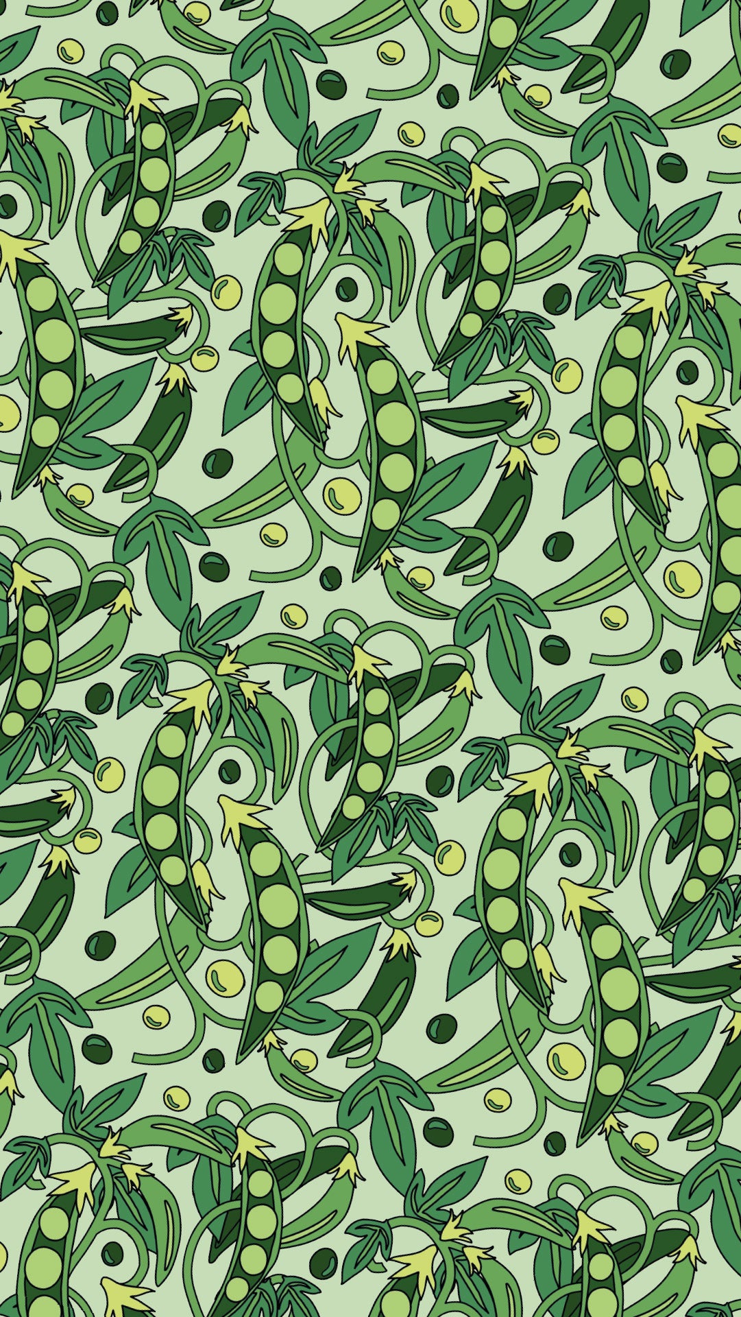 Peas | Digital Phone Wallpaper