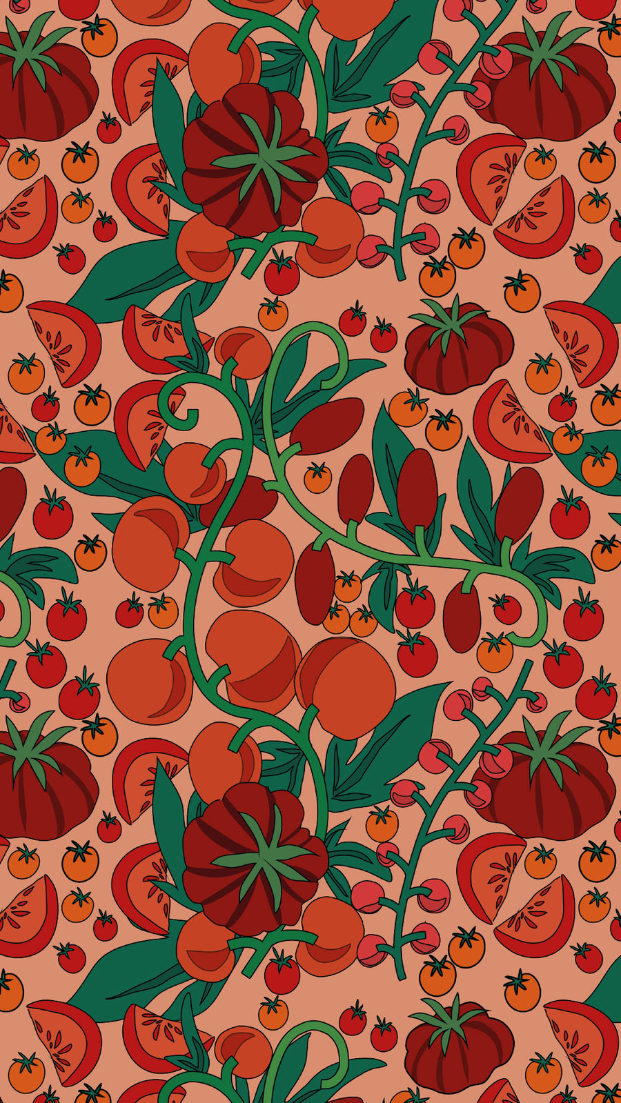 Tomatoes | Digital Phone Wallpaper