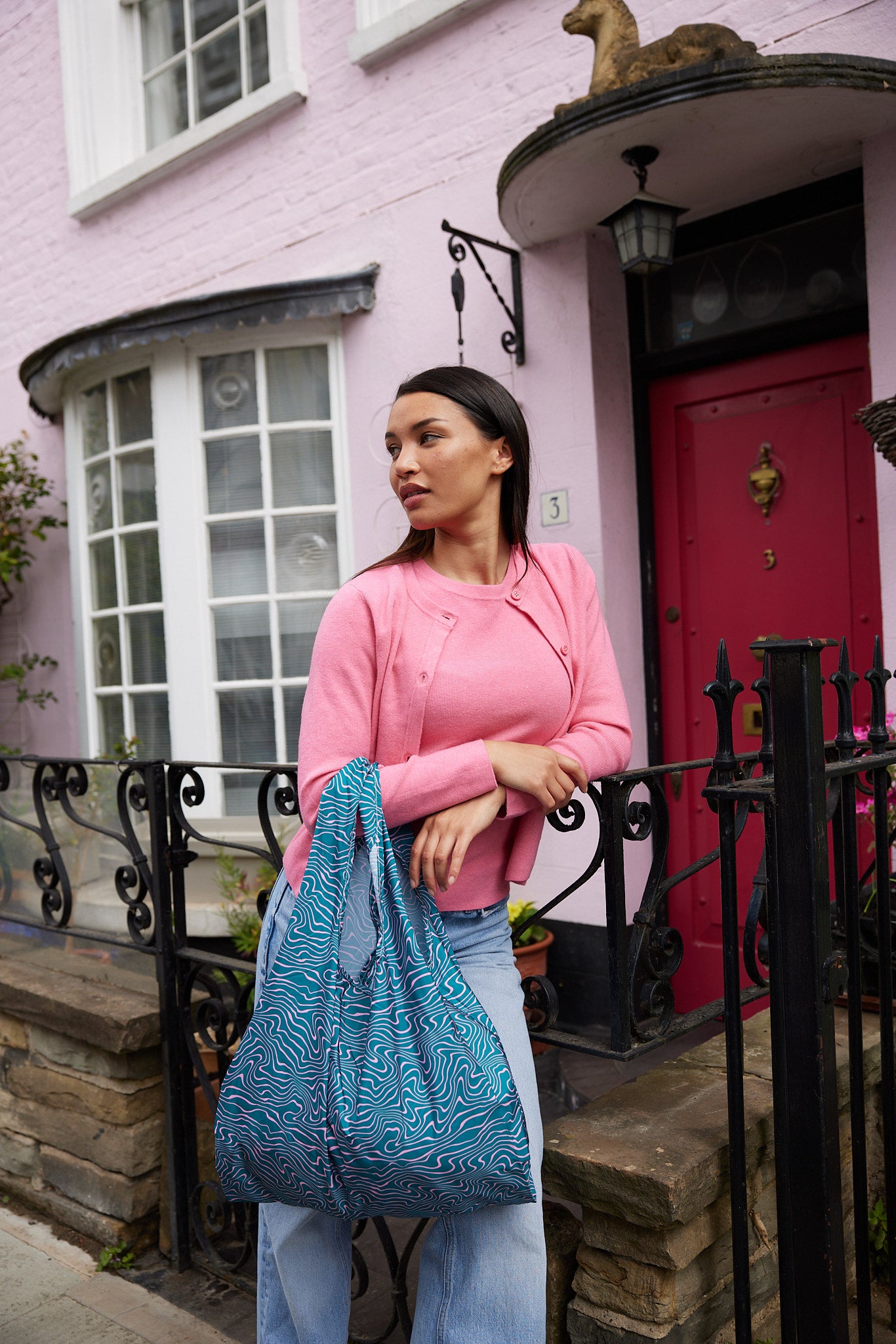 Contours Green and Pink | Medium