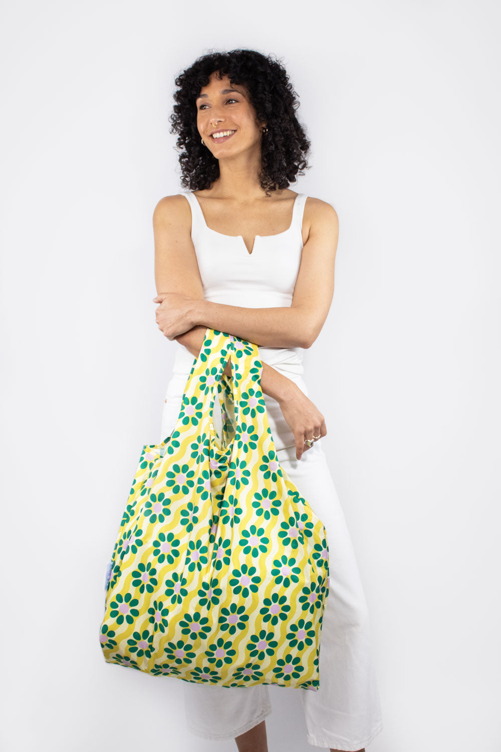 Wavy Daisy | Extra Large Reusable Bag
