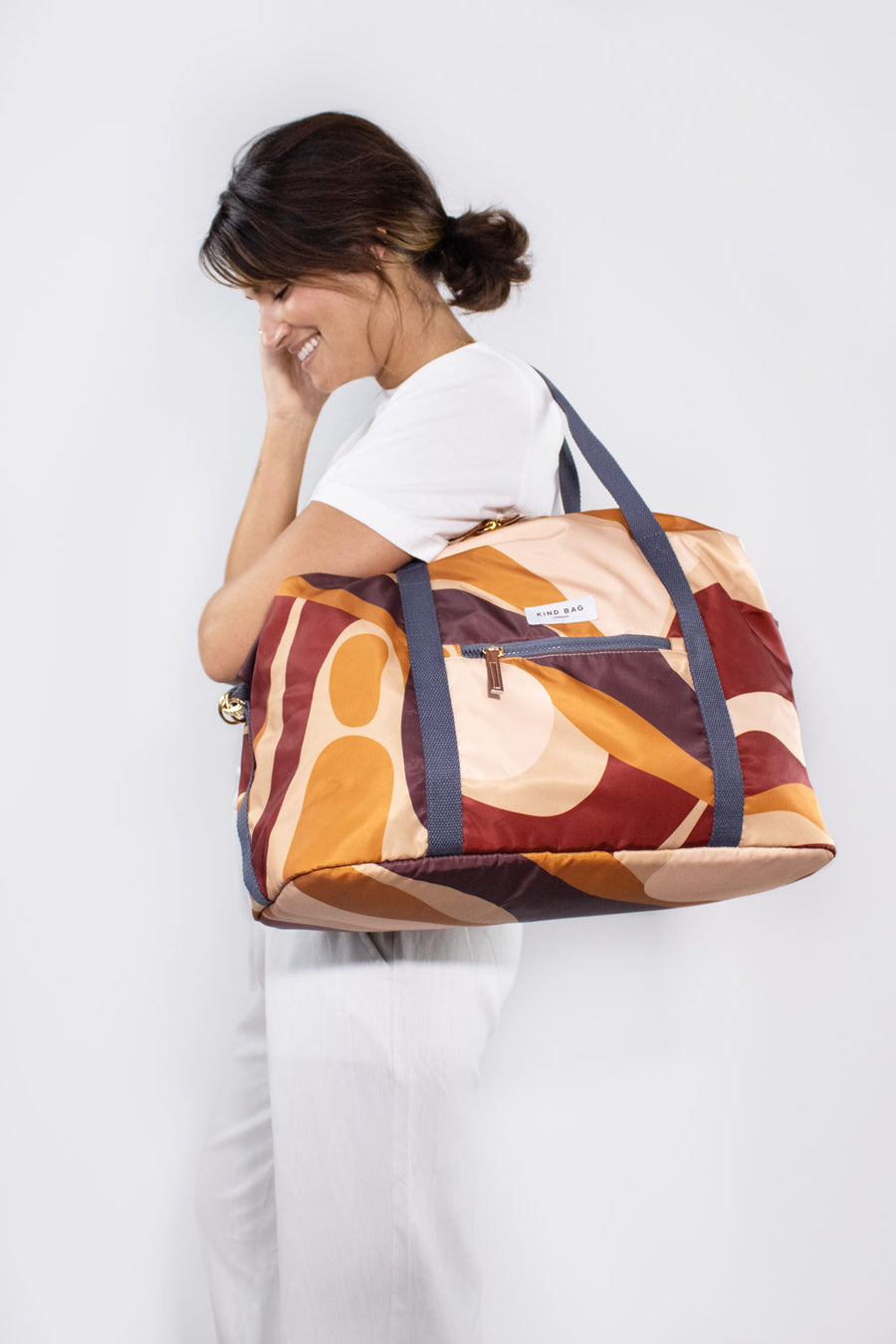 Weekender Bag | Abstract Caramel