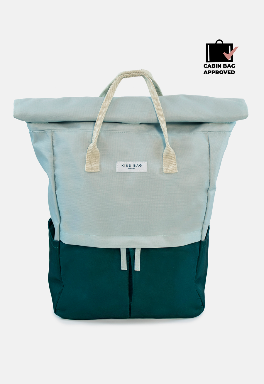 Sage & Forest Green | “Hackney” 2.0 Backpack | Large
