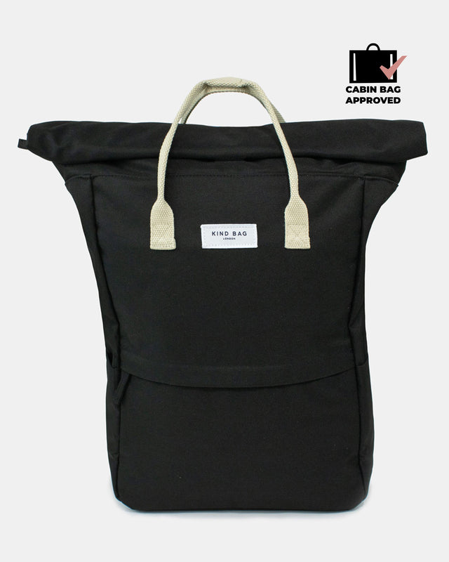 Hackney Large Backpack | Pebble Black