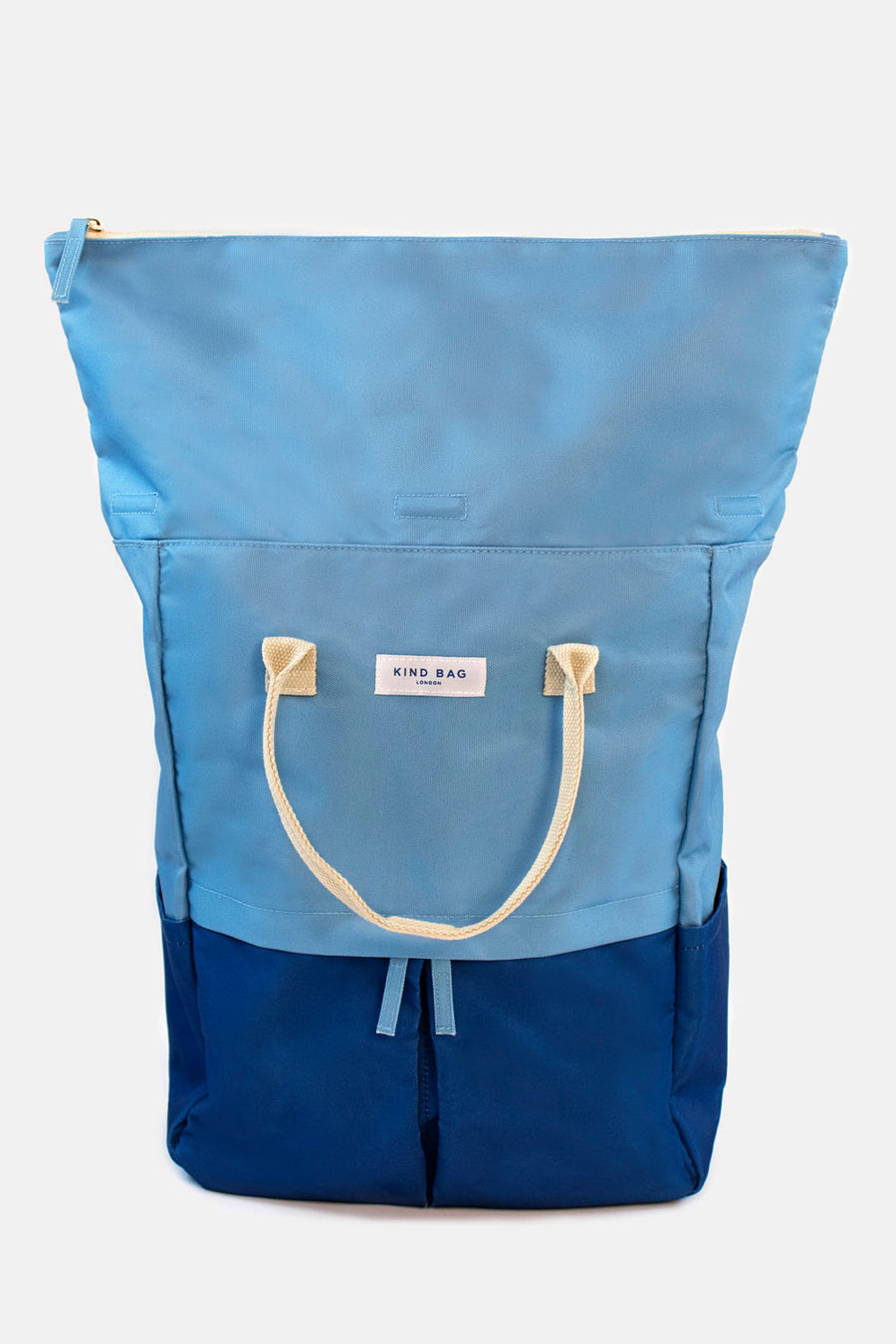 Light Blue & Navy | “Hackney” 2.0 Backpack | Large