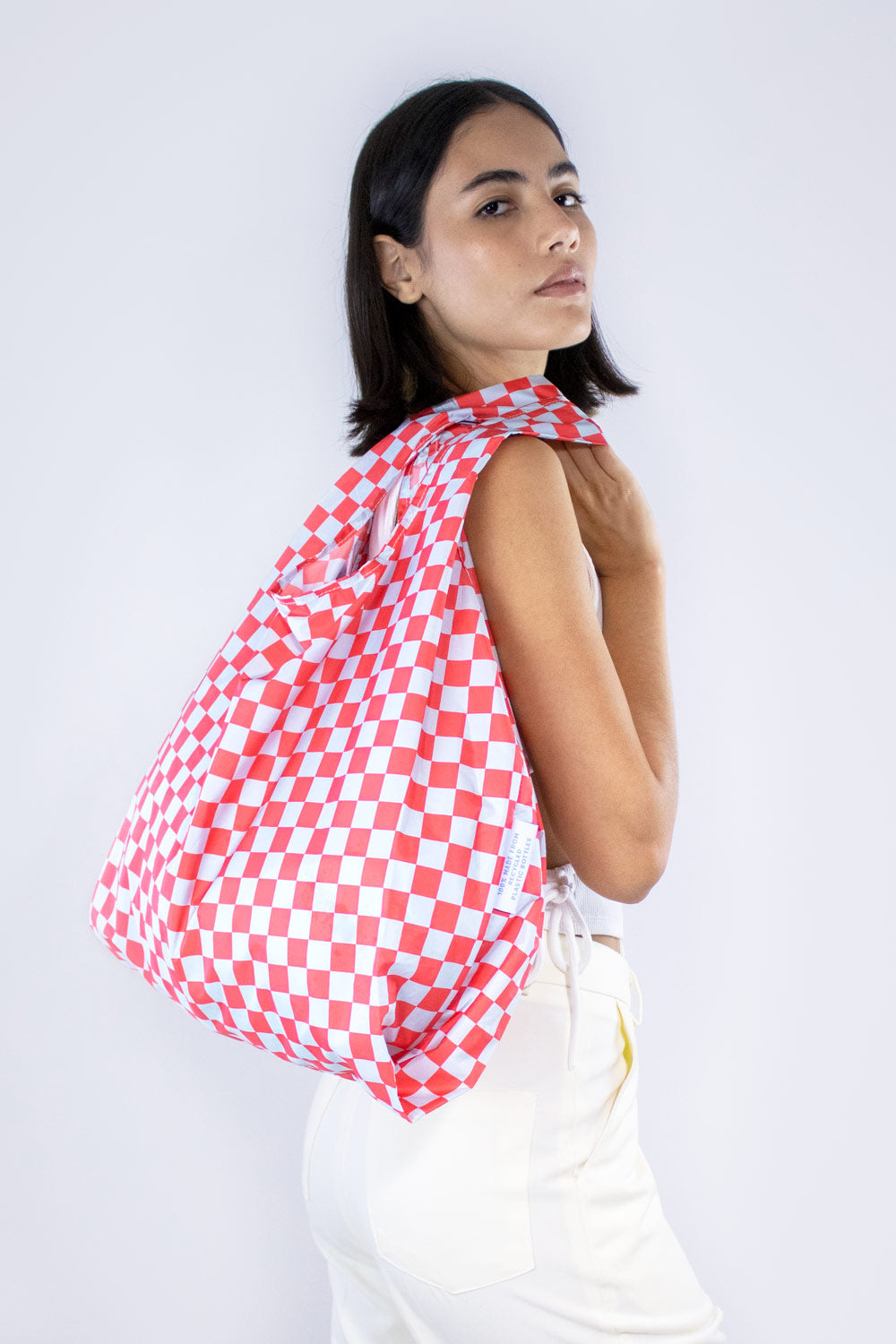 Checkerboard Red & Blue