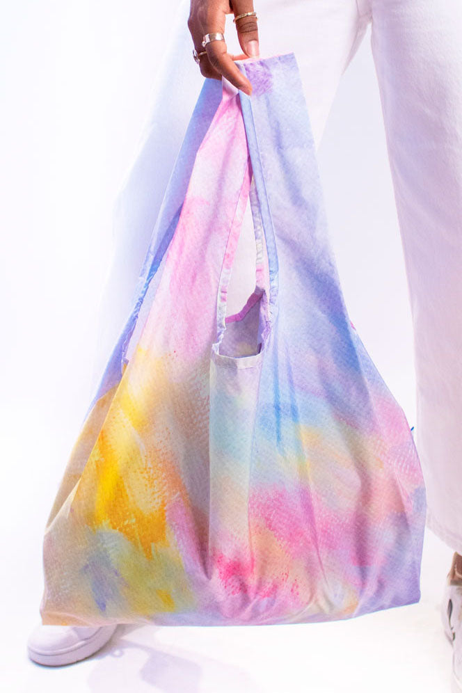 Pastel Brush | Medium Reusable Bag